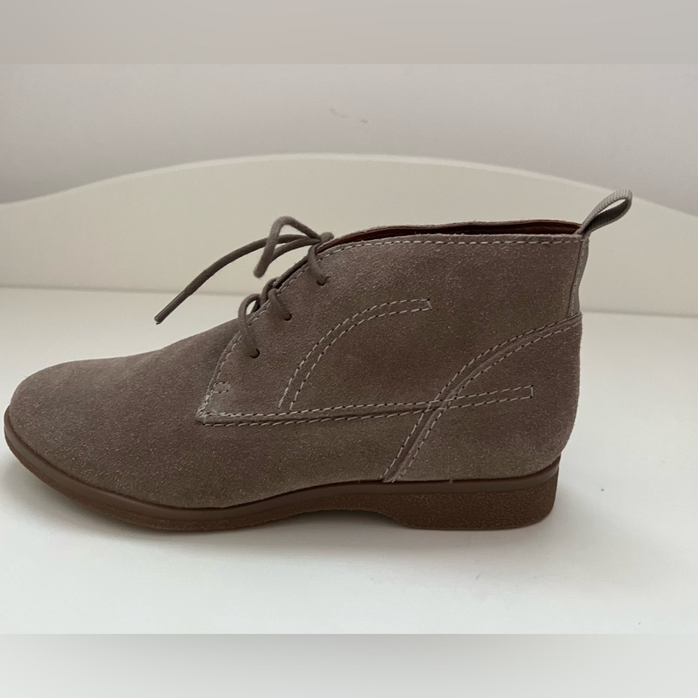 light brown/grey boots size 7